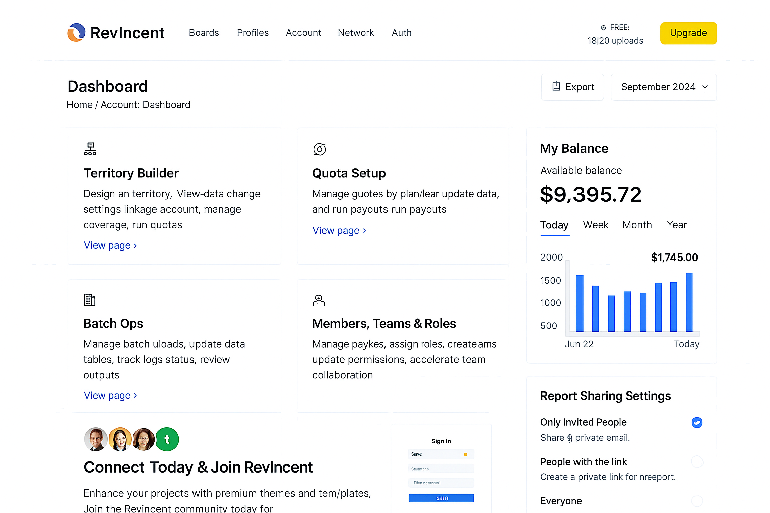Design territories with guardrails visualization